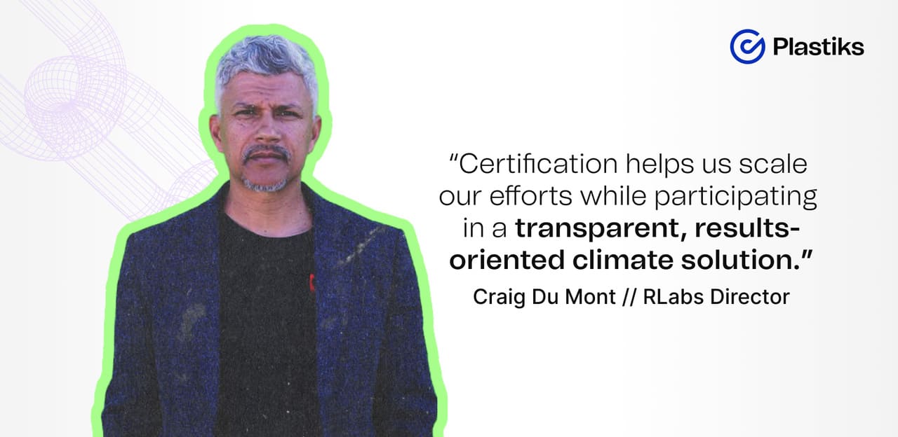 rlabs' directors quote about Plastiks x Rlabs partnership